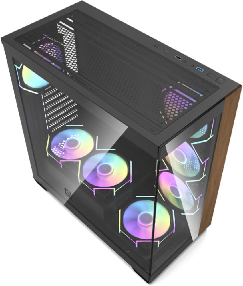 كيس ألعاب GameOne PHANTOM X7 – تصميم Mid-Tower عصري ودعم كامل للتجميعات