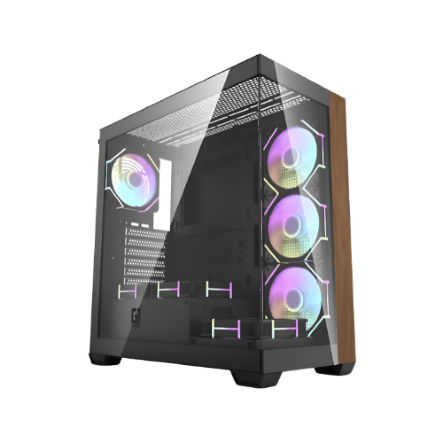 كيس ألعاب GameOne PHANTOM X7 – تصميم Mid-Tower عصري ودعم كامل للتجميعات