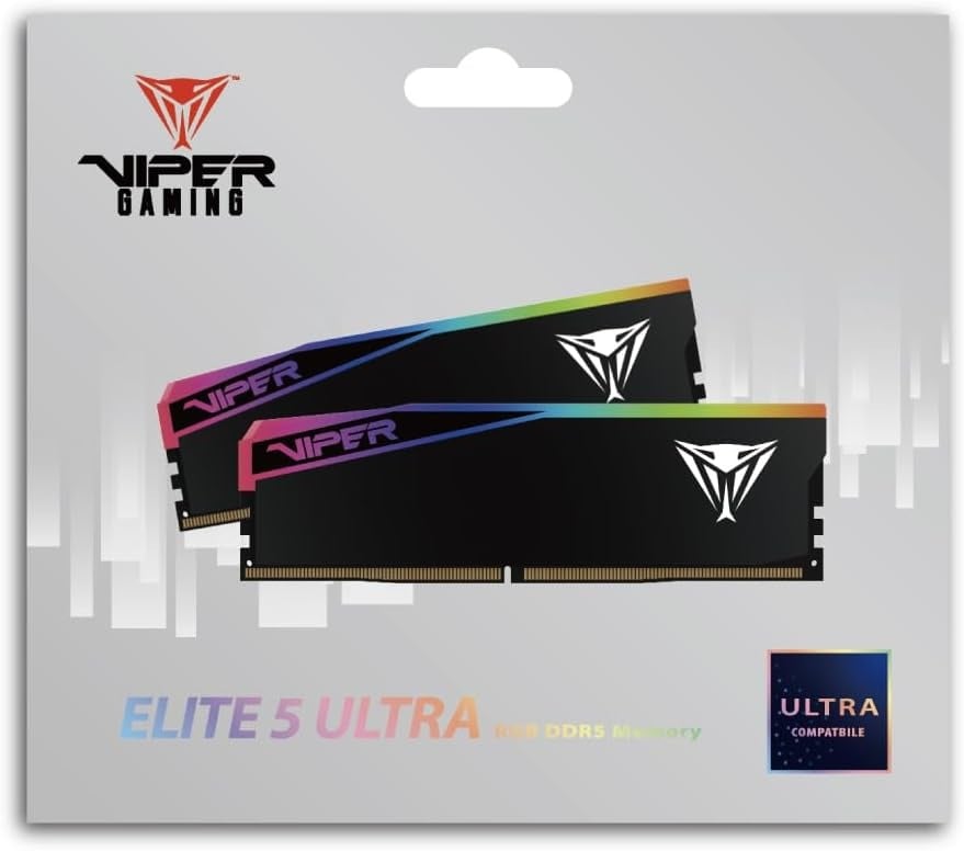 رام Patriot Viper Elite 5 Ultra DDR5 32GB (2×16GB) 6000MT/s