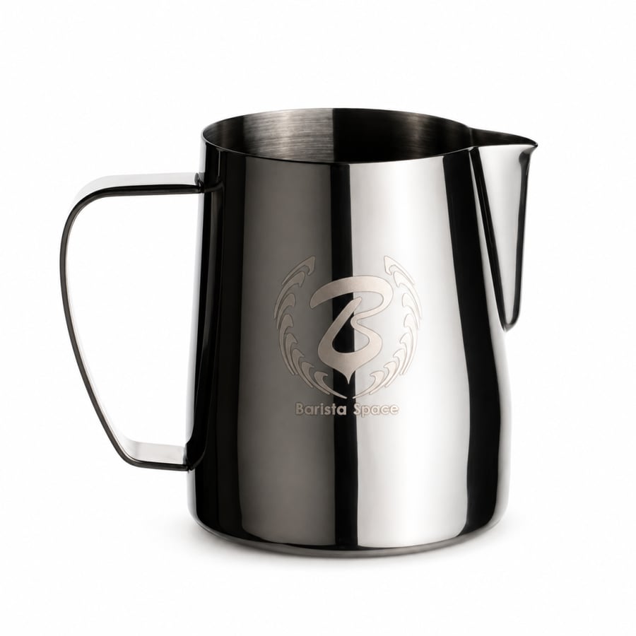 Milk Frother 350ml Barista Space Titanium Black