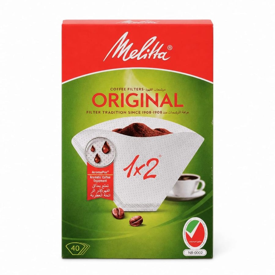 ميلتا فلتر قهوة 2*1 18*40حبه