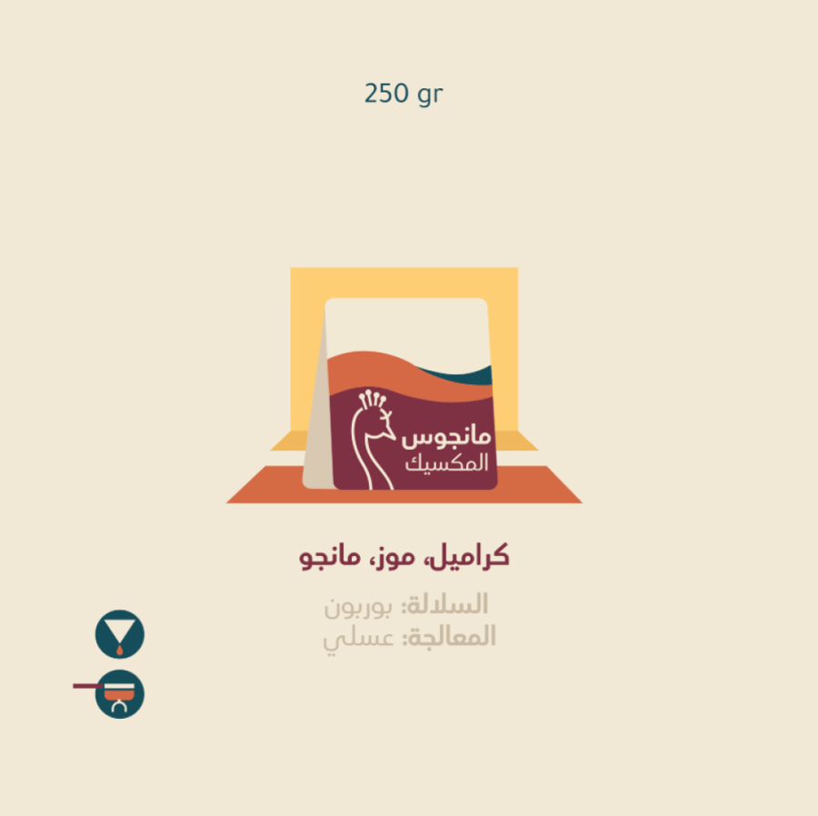 قهوة مختصة بيكوك مانجوس النكسيك 250 جرام