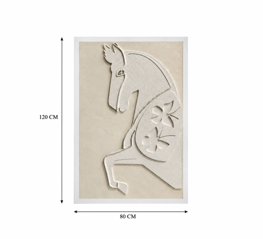 لوحة فنية مستطيلة مقاس 120 × 80 سم