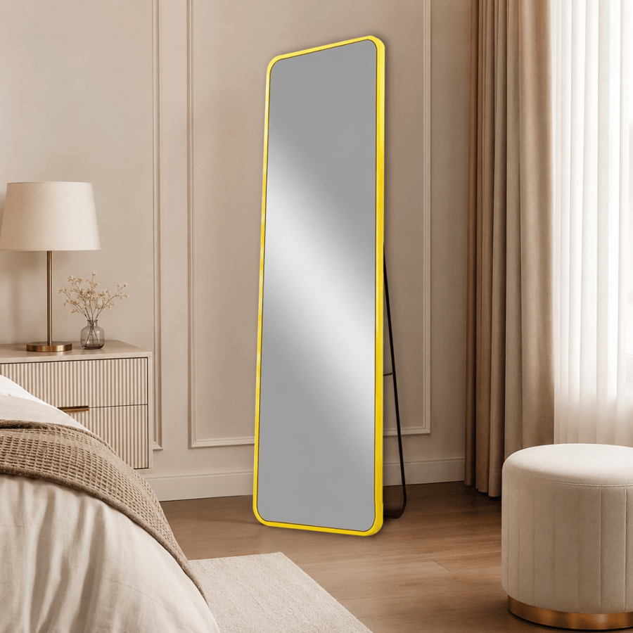 مراية ستاند بأطار ذهبىمقاس 160× 40 سم
