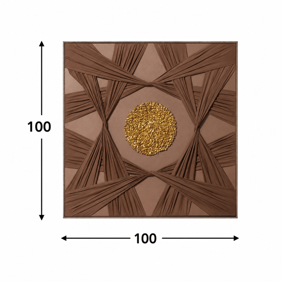 لوحة فنية أنيقة مقاس 100 × 100 سم