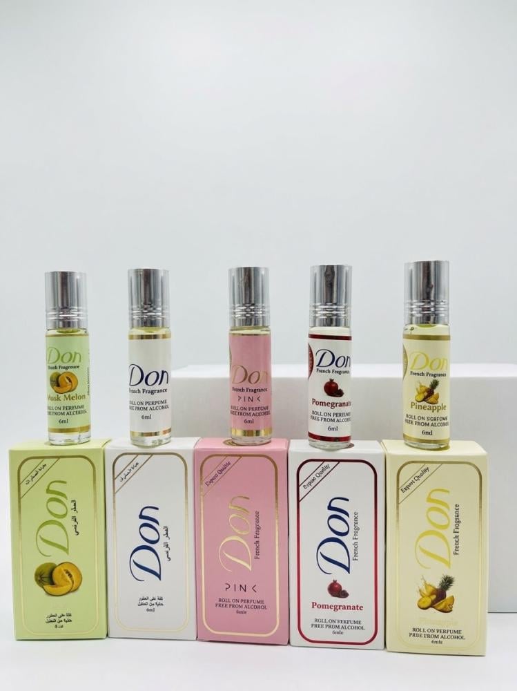 مجموعة عطور دون المنعشة 5حبات عطر رول