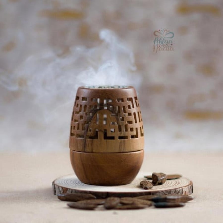 Incense burner with name tag