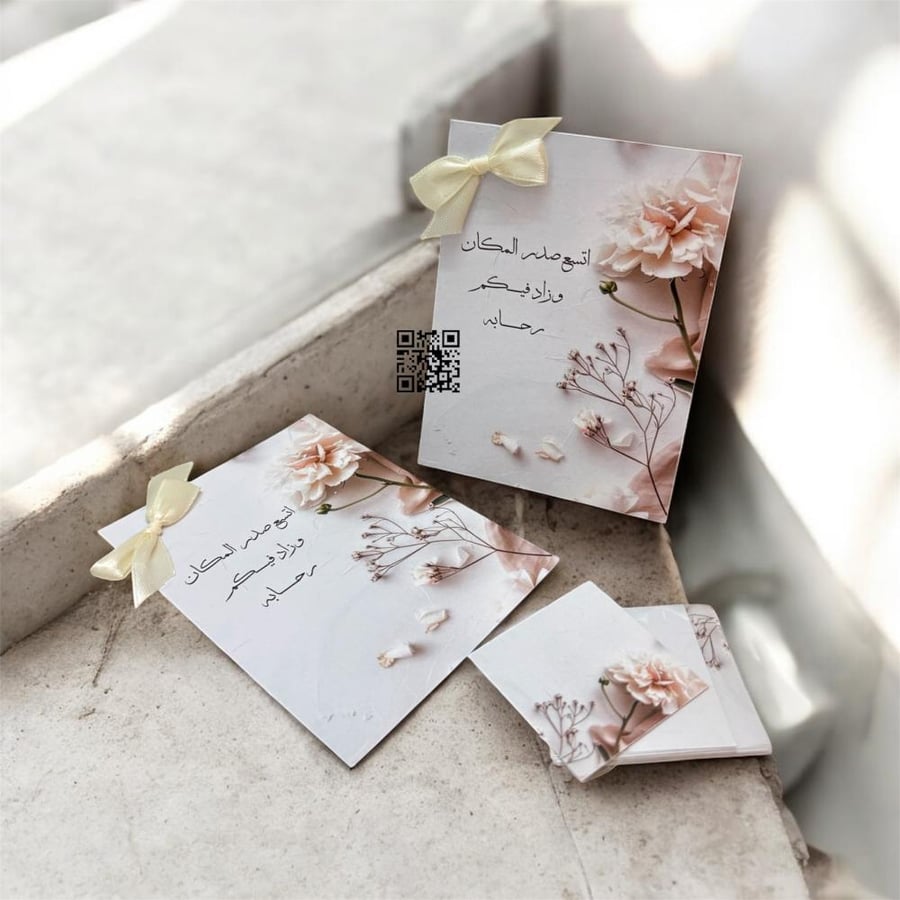 Card with chocolate sticker
