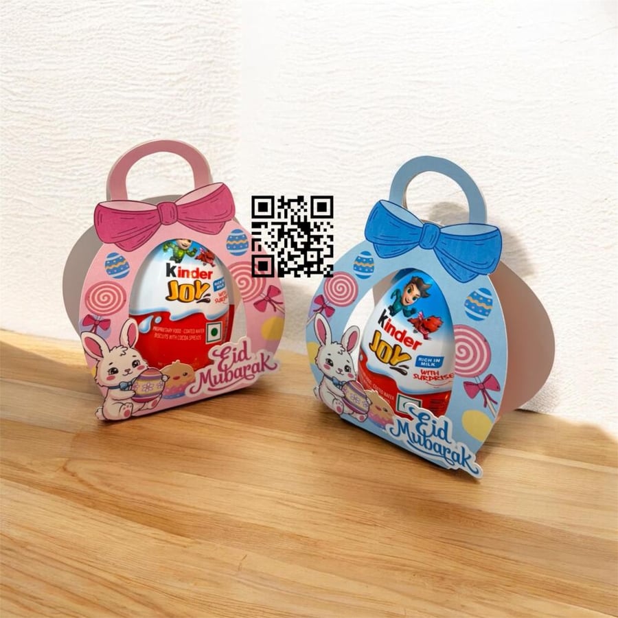Kinder distributions with Eid distributions for children, 20 pieces