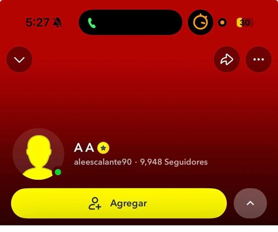 يوزر سناب شات موثق بنجمة الصفراء
