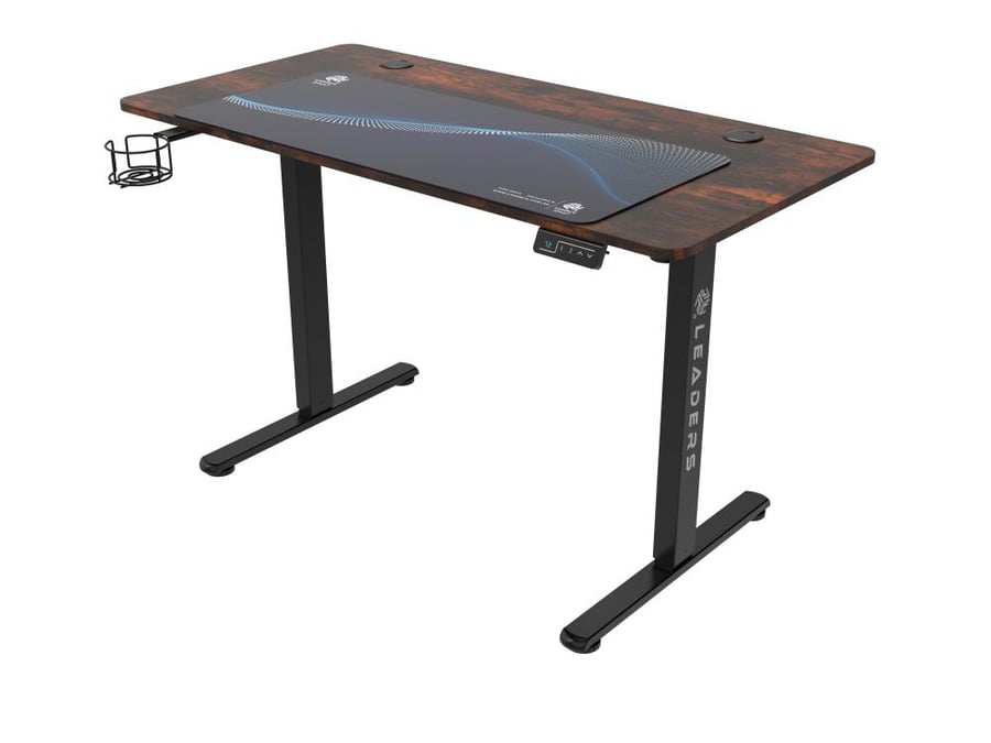 Leaders Chairs Brown Desktop Stand Table