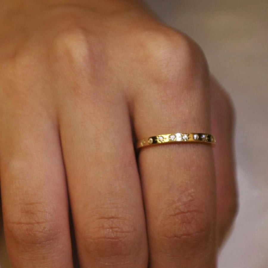 Silver ring 925 karat size 7