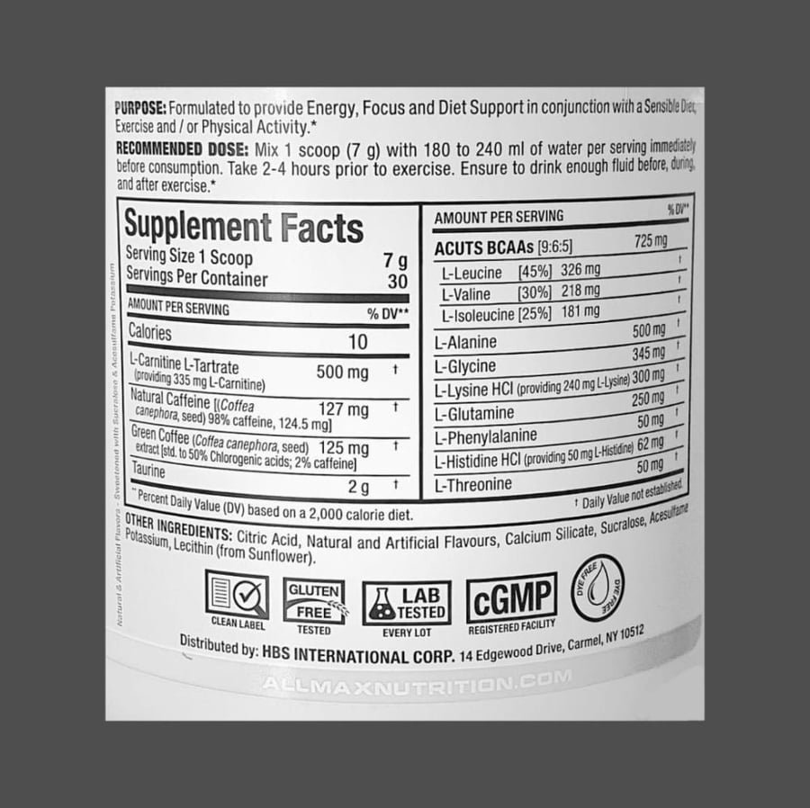 ACUTS amino-charged energy