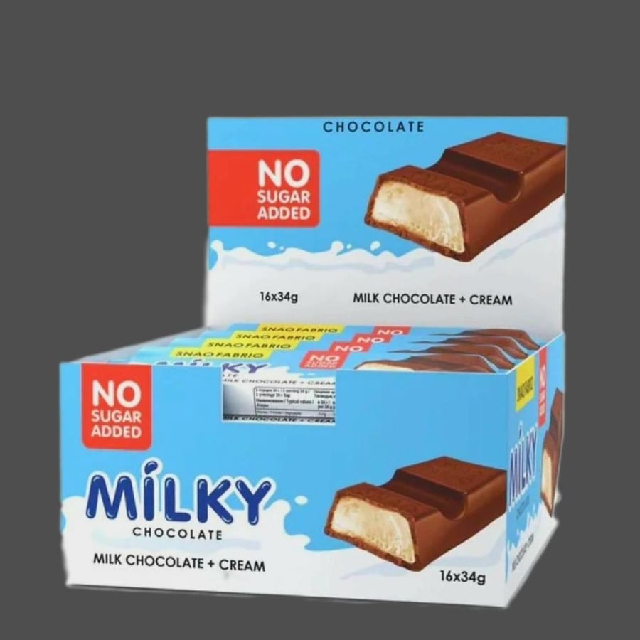 milk chocolate + cream