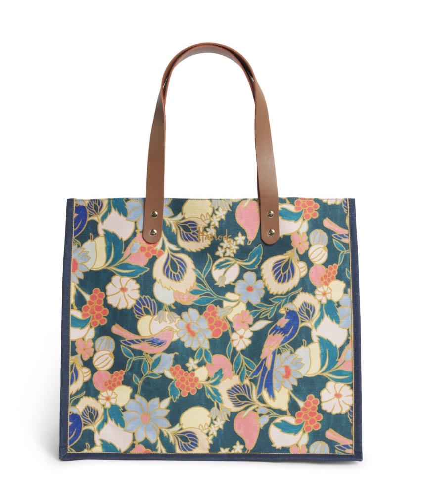 شنطة هارودز Harrods الأصلية – جوت وقطن – متعددة الألوان – حجم كبير – Enchanted Emporium