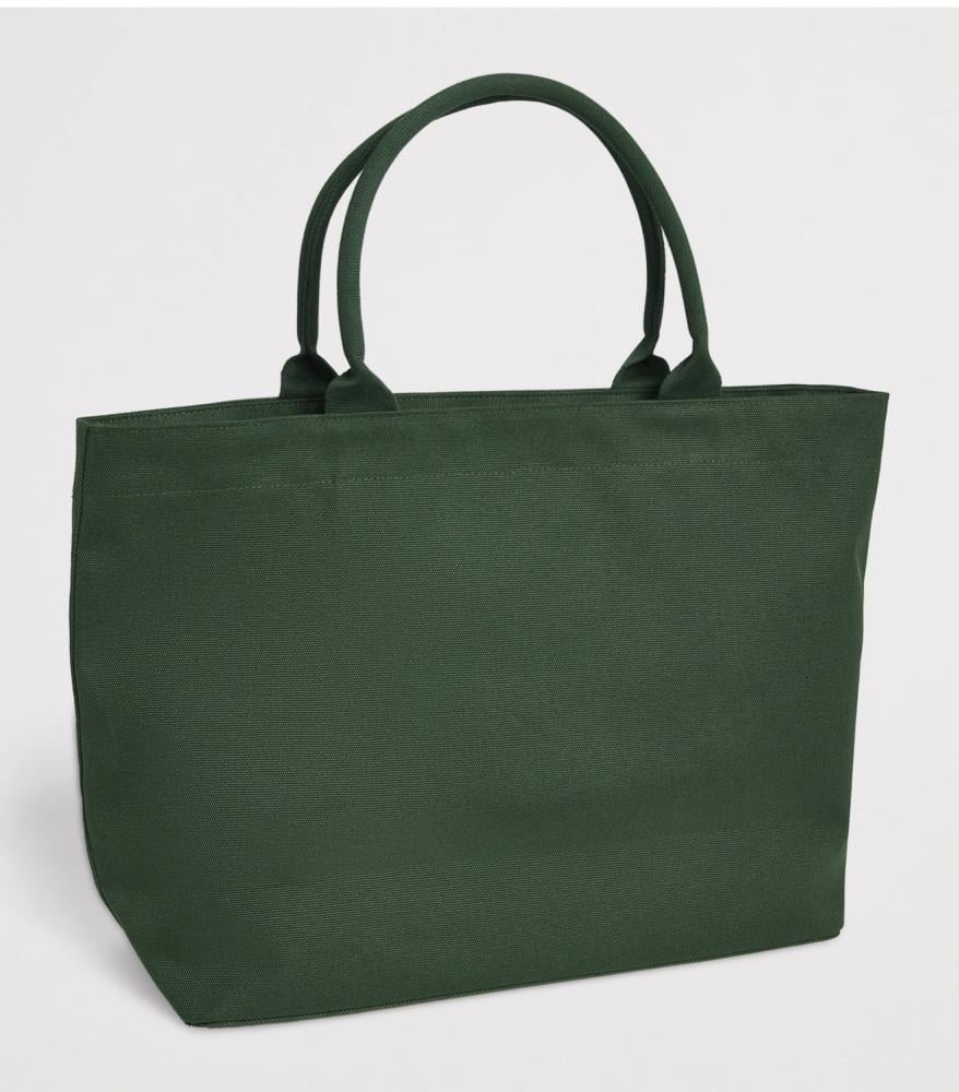 شنطة هارودز Harrods الأصلية – قطن – أخضر – حجم وسط– دبدوب