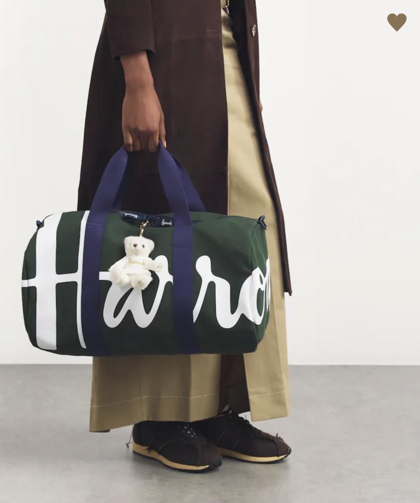 تعليقة هارودز Harrods الأصلية – دب هنري – أبيض