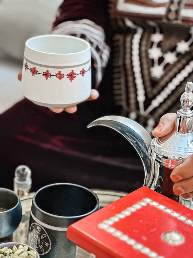 كوب-السدو- مرسوم يدوياً