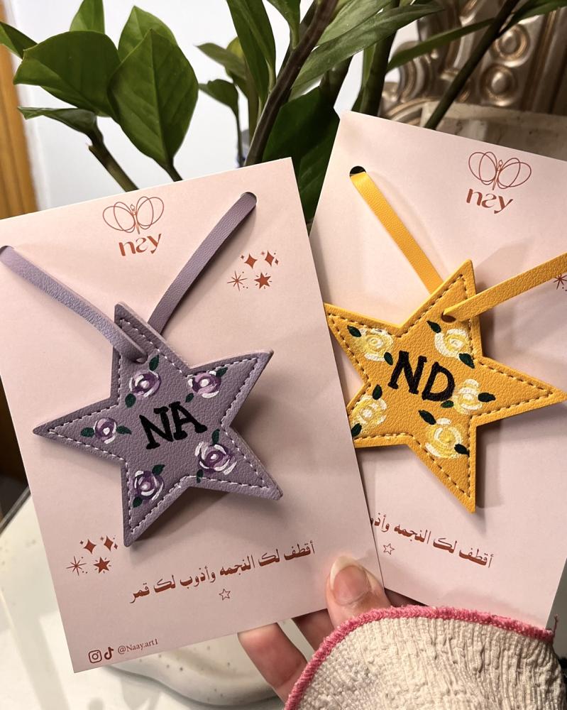 A pendant - star - hand-drawn