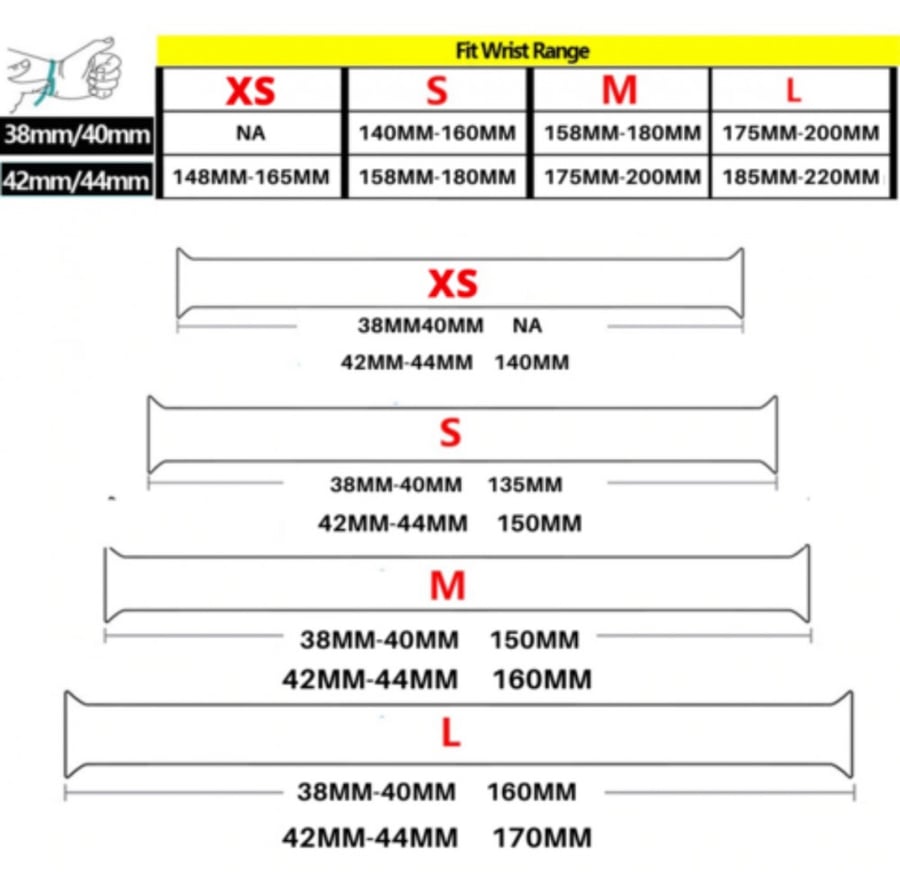 اسورة ابل قماش مقاس 44-42 ميديام