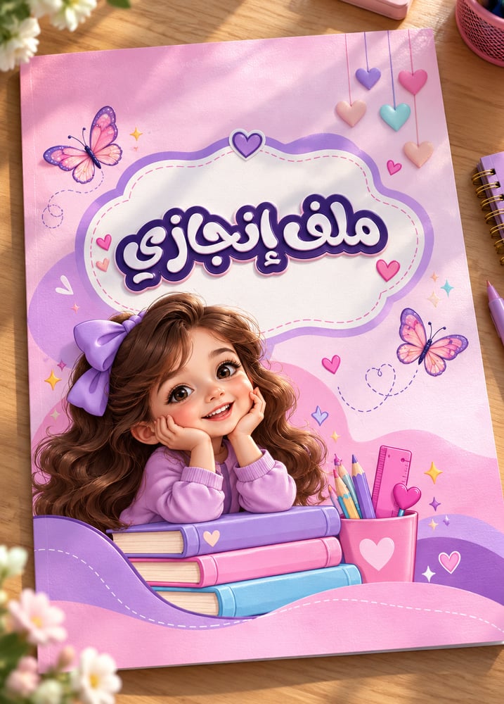 ملف انجاز بنات