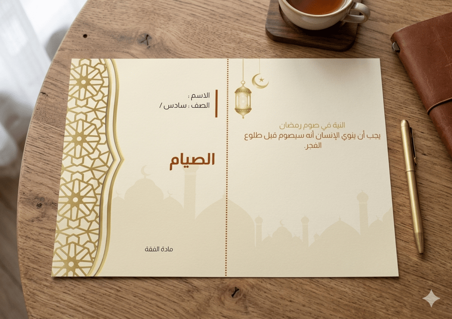 الصيام - فقة - سادس - ف2
