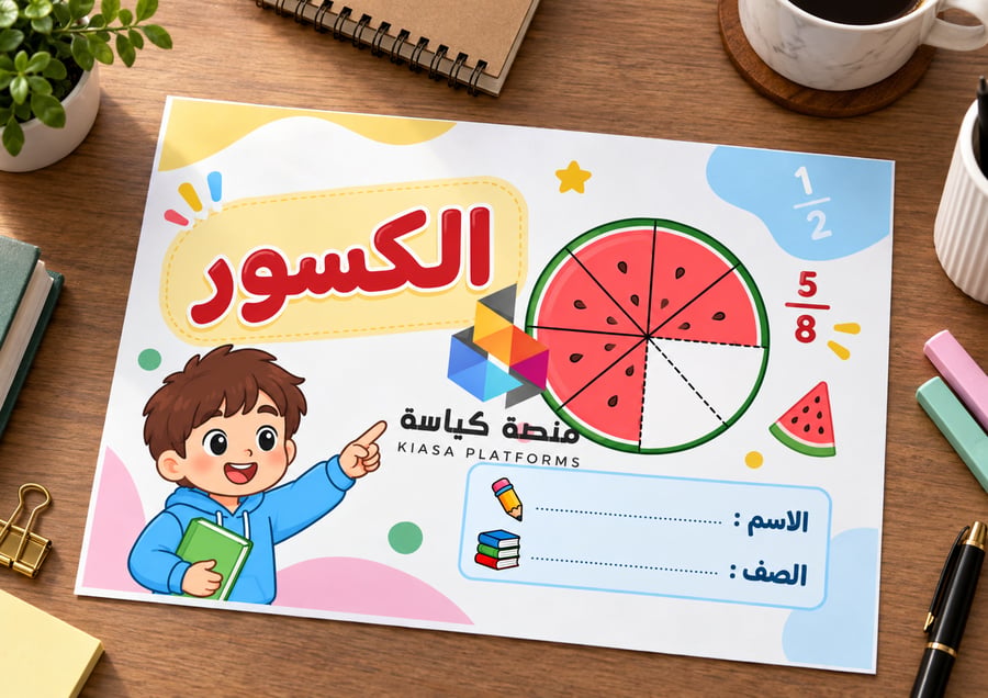 الكسور - رياضيات - ثالث - ف1