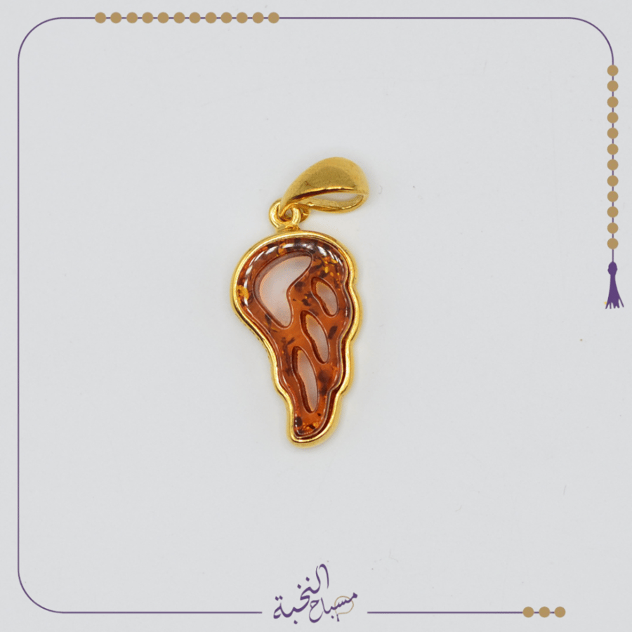 قلادة من كهرمان الطبيعي