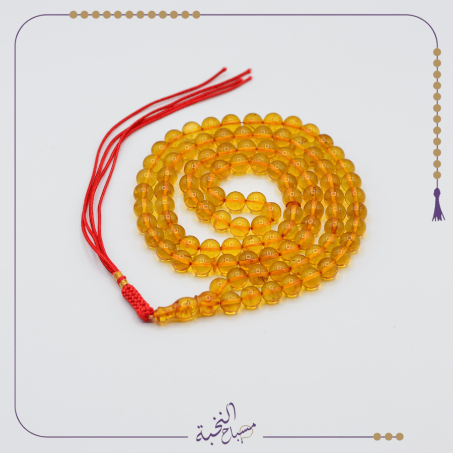 كهرمان طبيعي شفاف قصة دائري