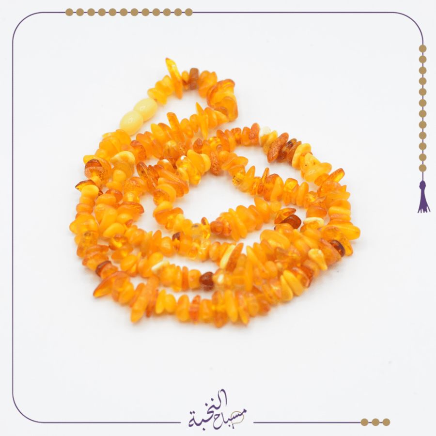 عقد كهرمان طبيعي