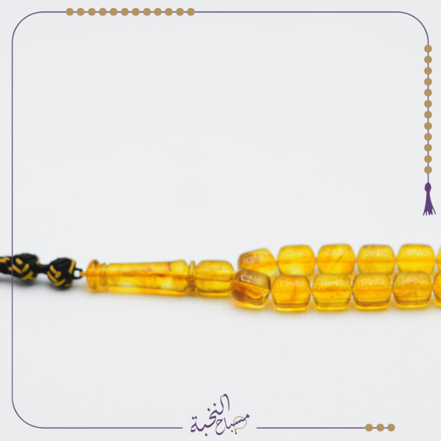 كهرمان طبيعي شوائب شفاف
