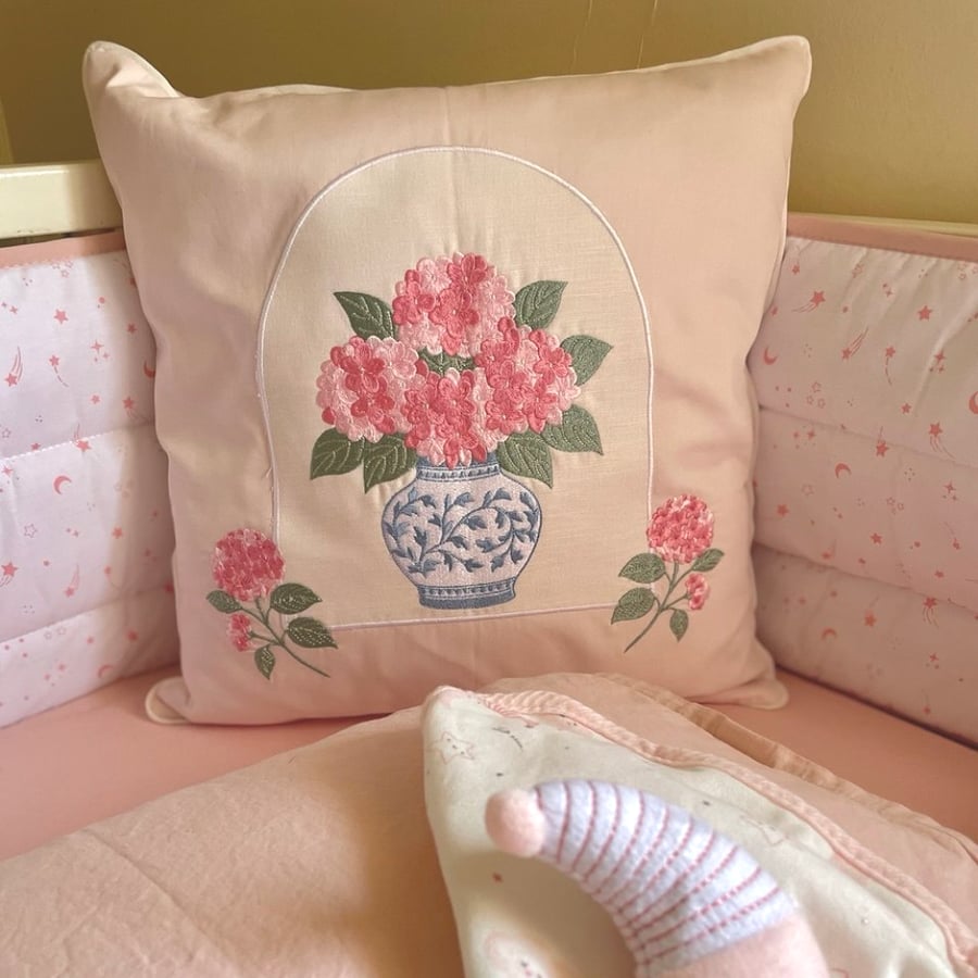 Personalized Embroidered Welcome Cushion
