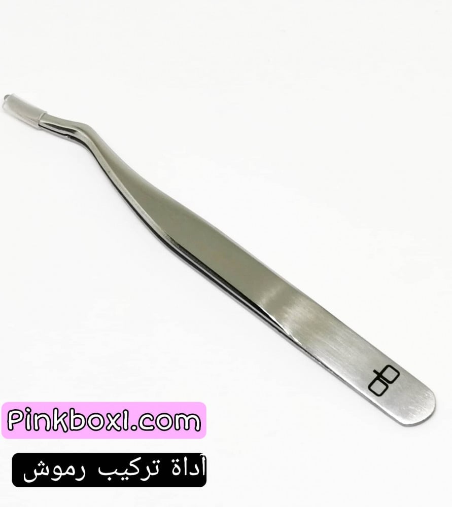 آداة تركيب رموش باللون الفضي