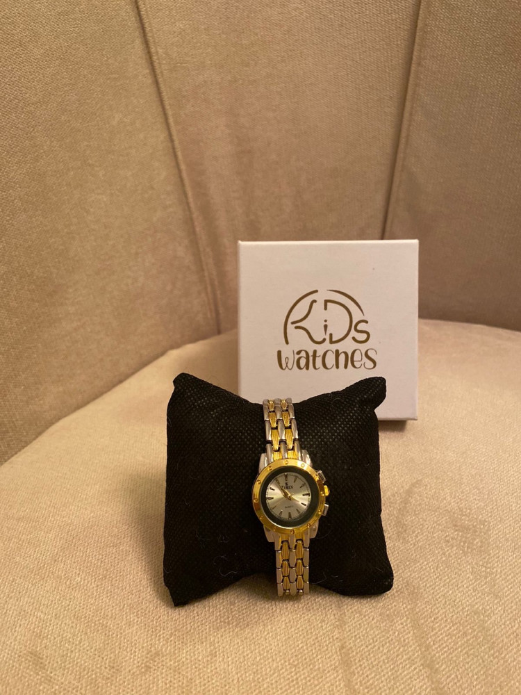 Gold and silver watch