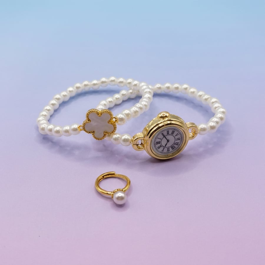 A pearl watch shape not working with a bracelet