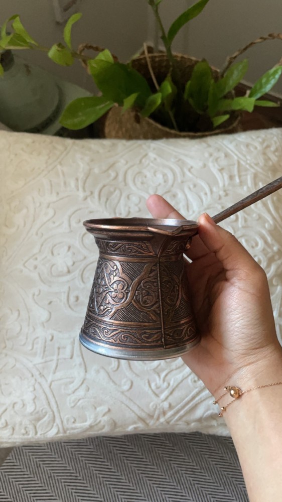 ركوة نحاسي وسط
