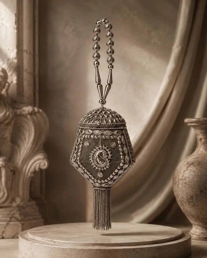 Silver Dreams Wristlet Bag