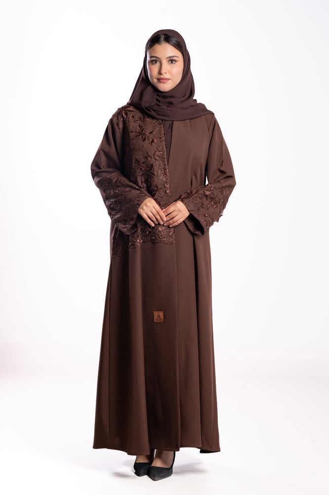 عباية عهد باللون البني