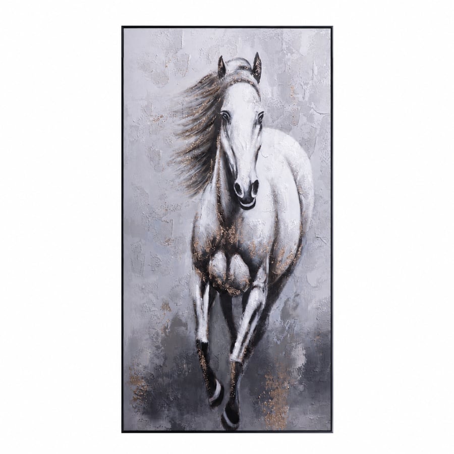 لوحة حائط بإطار أسود مقاس 100 × 180 سم
