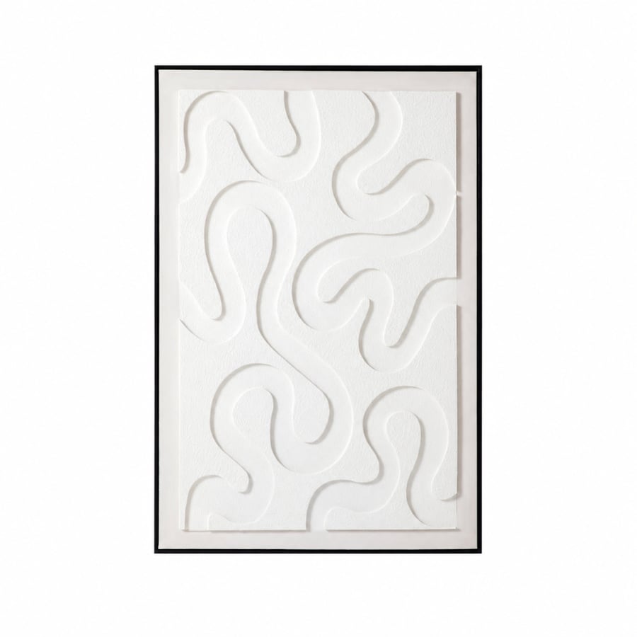 لوحة ديكور بإطار أسود مقاس 100 × 150 سم