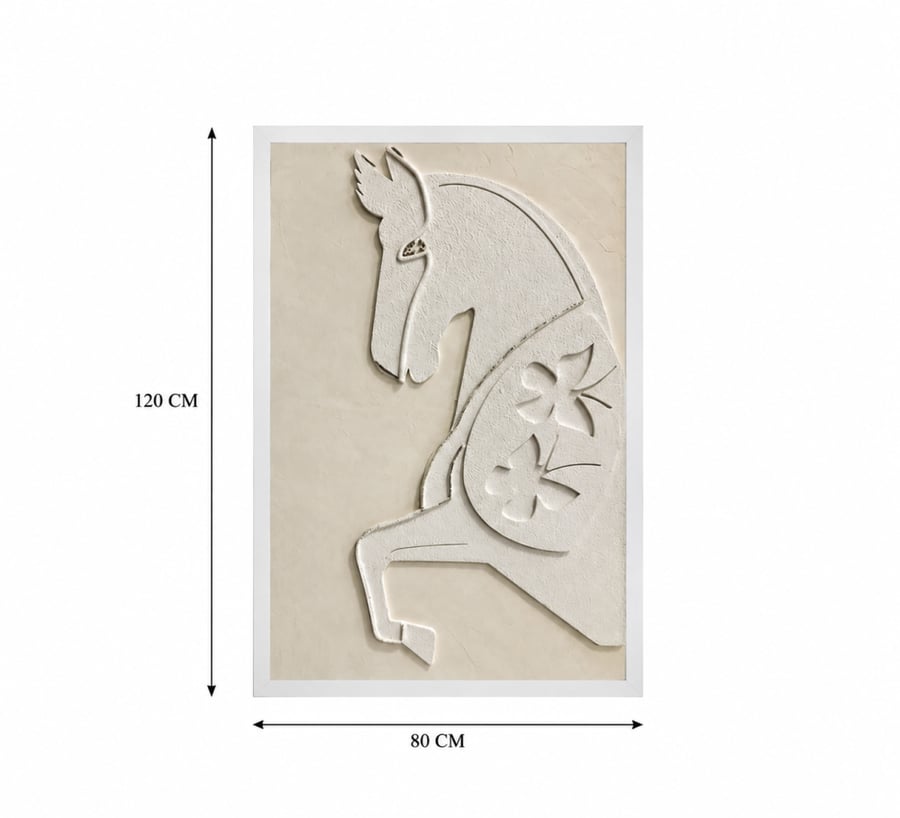 لوحة فنية مستطيلة مقاس 120 × 80 سم