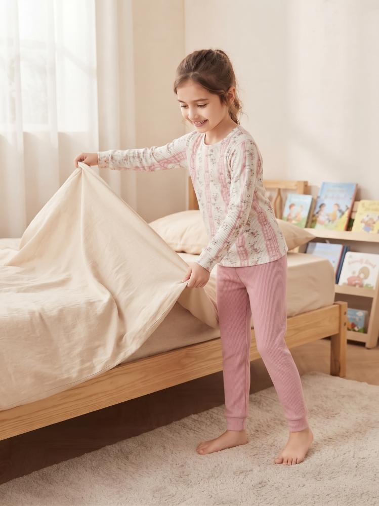 بجامة بناتي مبطن فرو