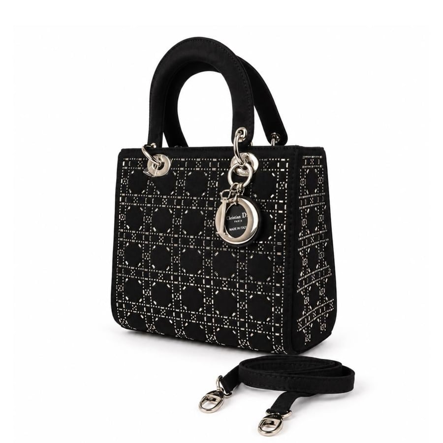 حقيبة ليدي ديور (Lady Dior) لون اسود