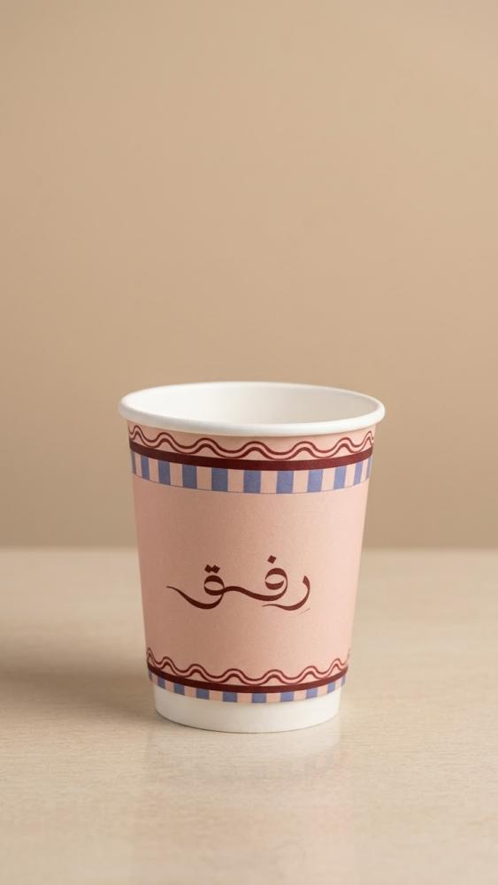 6 اكواب مخطط