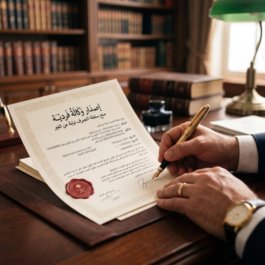 إصدار وكالة فردية