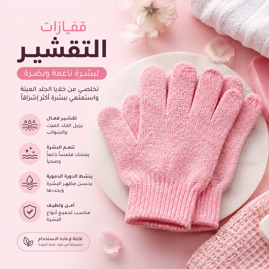 قفازات التقشير