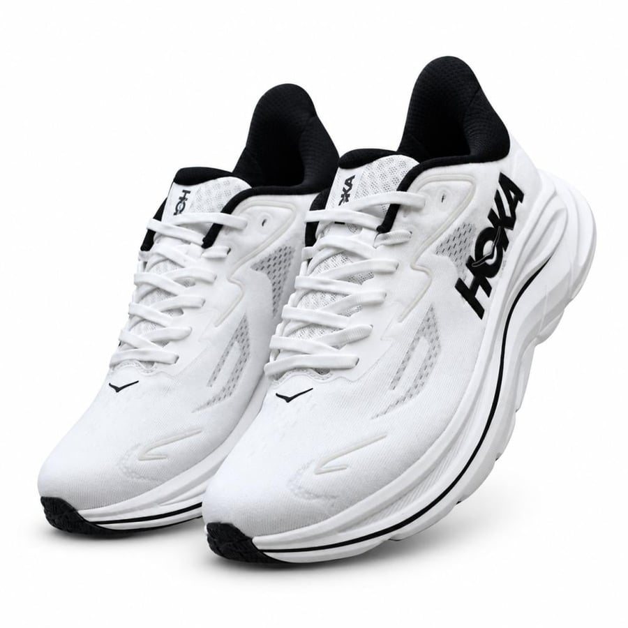 حذاء | HOKA Clifton 10 White / Black