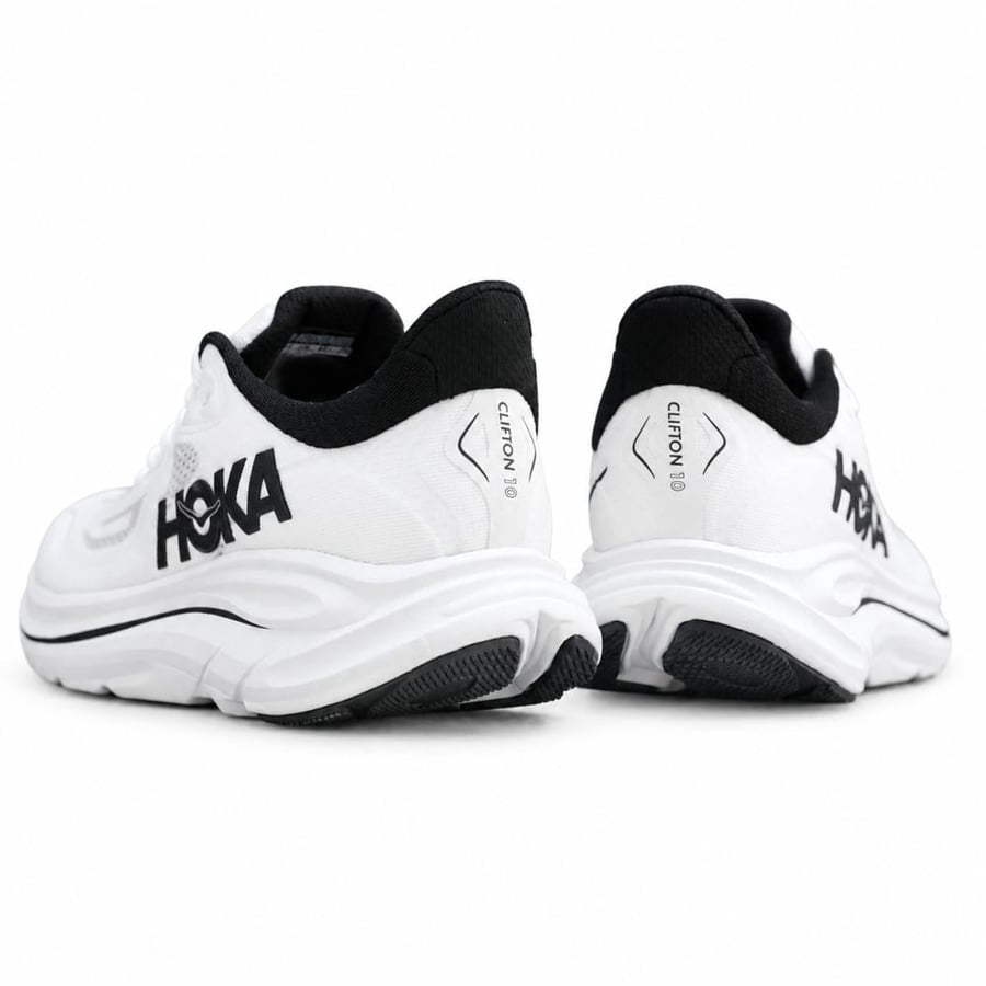 حذاء | HOKA Clifton 10 White / Black