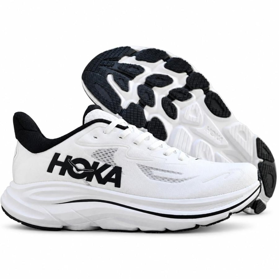حذاء | HOKA Clifton 10 White / Black
