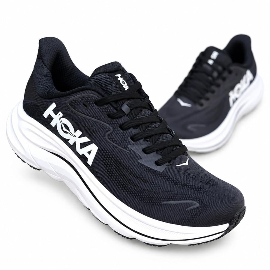 حذاء | HOKA Clifton 10 Black / White